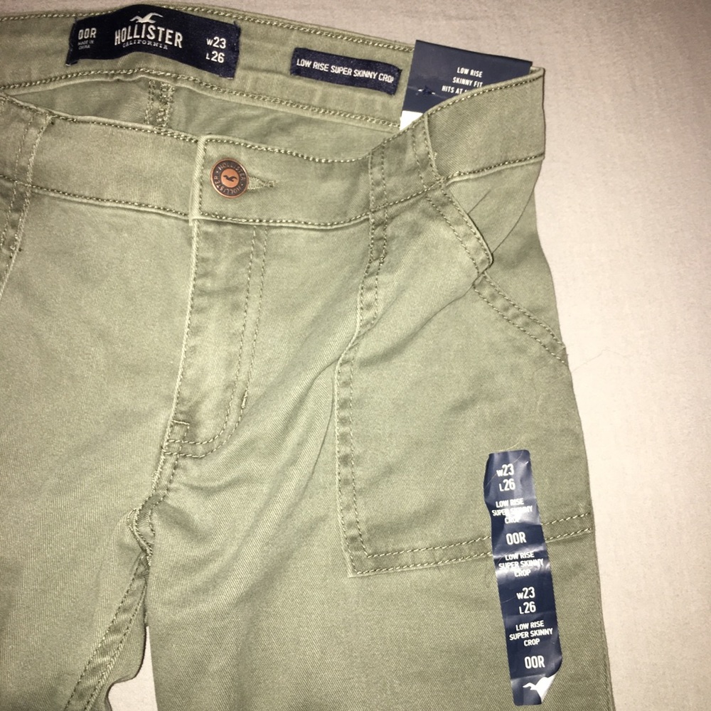 NWT army green hollister pants